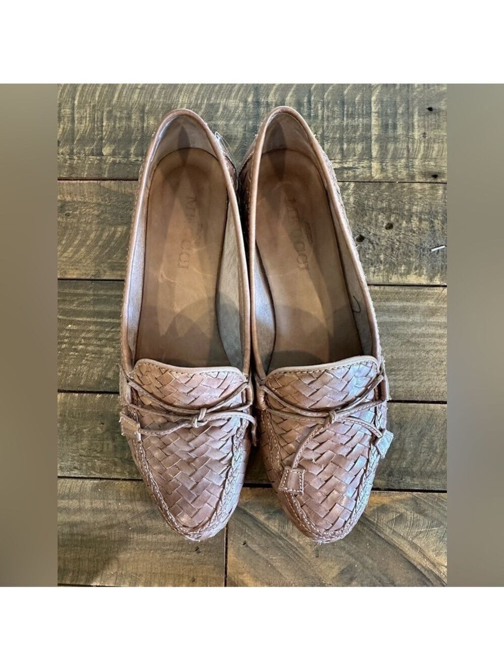 Sesto Meucci Tan Leather Tasseled LoafersSize 6.5N - Picture 3 of 7
